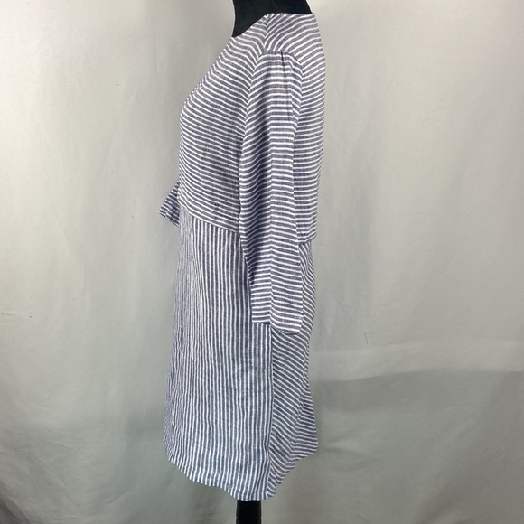 Isaac Mizrahi for Target 100% Linen Oversized Striped Nautical Dress - Picture 7 of 10